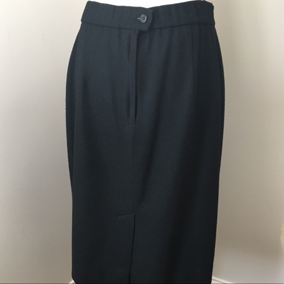 Koret Petite Fully Lined Wool Skirt - Picture 2 of 3